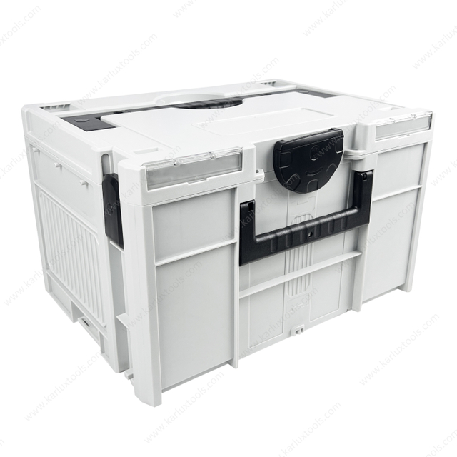 40x30x24cm Medium Storage Box Waterproof Dustproof Stackable Tool Case System ABS Plastic Tool Box Systainer Case with Handles