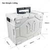 40x30x18cm Workshop Waterproof Dustproof Stackable Modular Tool Boxes System Systainer Storage Case for Tool Protection