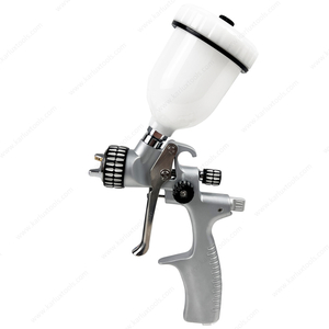 0.5-2.0mm Nozzle 100ml Mini HVLP Spray Gun Gravity Paint Car Paint Sprayer Pneumatic Air Spray Gun for Car Refinishing