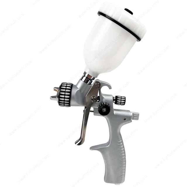 0.5-2.0mm Nozzle 100ml Mini HVLP Spray Gun Gravity Paint Car Paint Sprayer Pneumatic Air Spray Gun for Car Refinishing