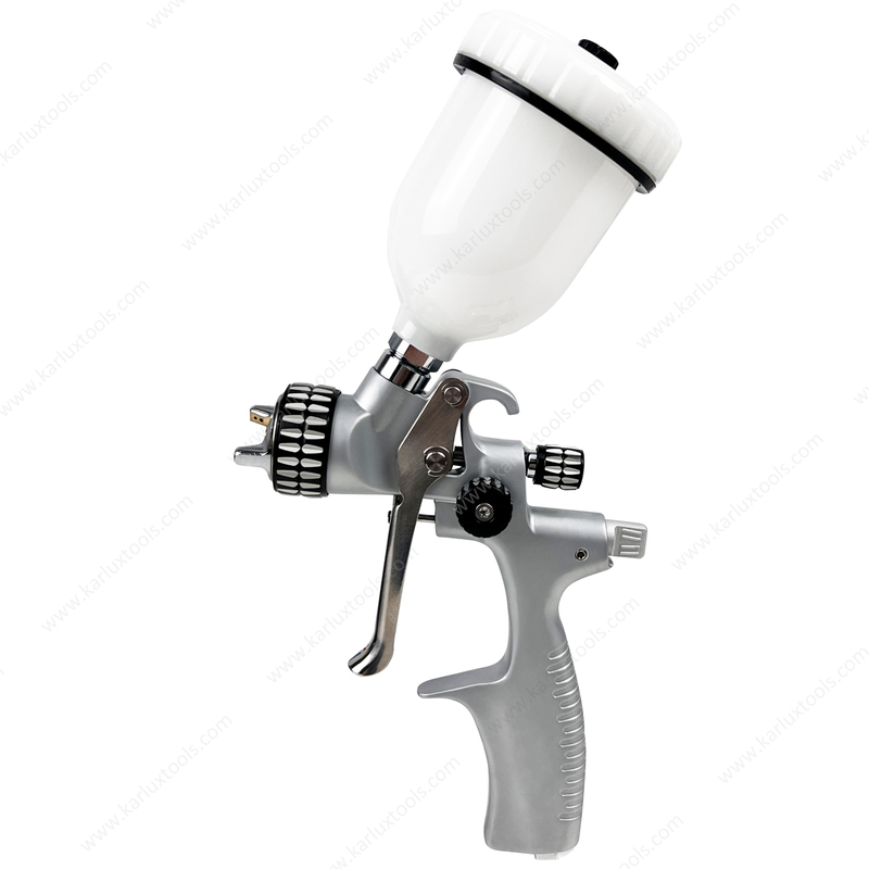 0.5-2.0mm Nozzle 100ml Mini HVLP Spray Gun Gravity Paint Car Paint Sprayer Pneumatic Air Spray Gun for Car Refinishing