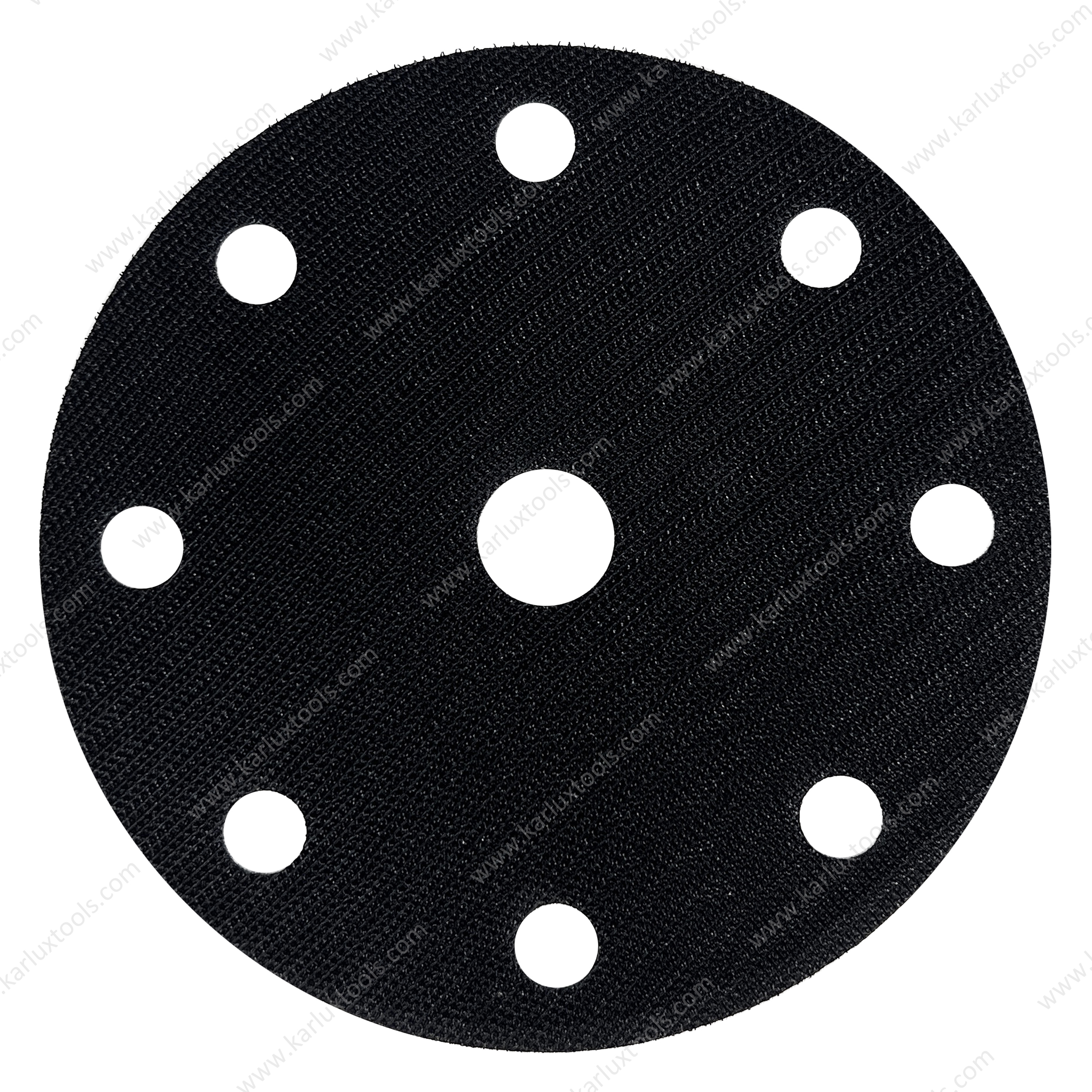 6inch 150mm 9Holes Round Hook and Loop Protector Pad Soft Velcro Pad Saver for Sanding Pad