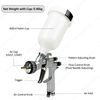 HVLP LVMP 0.8/1.0/1.2mm High Grade Stainless Steel Nozzle Automotive Pneumatic Paint Sprayer Air Spray Gun