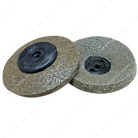 94mm Brown Coarse Nylon Fiber Polishing Wheel Grinder Sanding Disc Scouring Pad Buffing Sanding Wheel for Angle Grinder