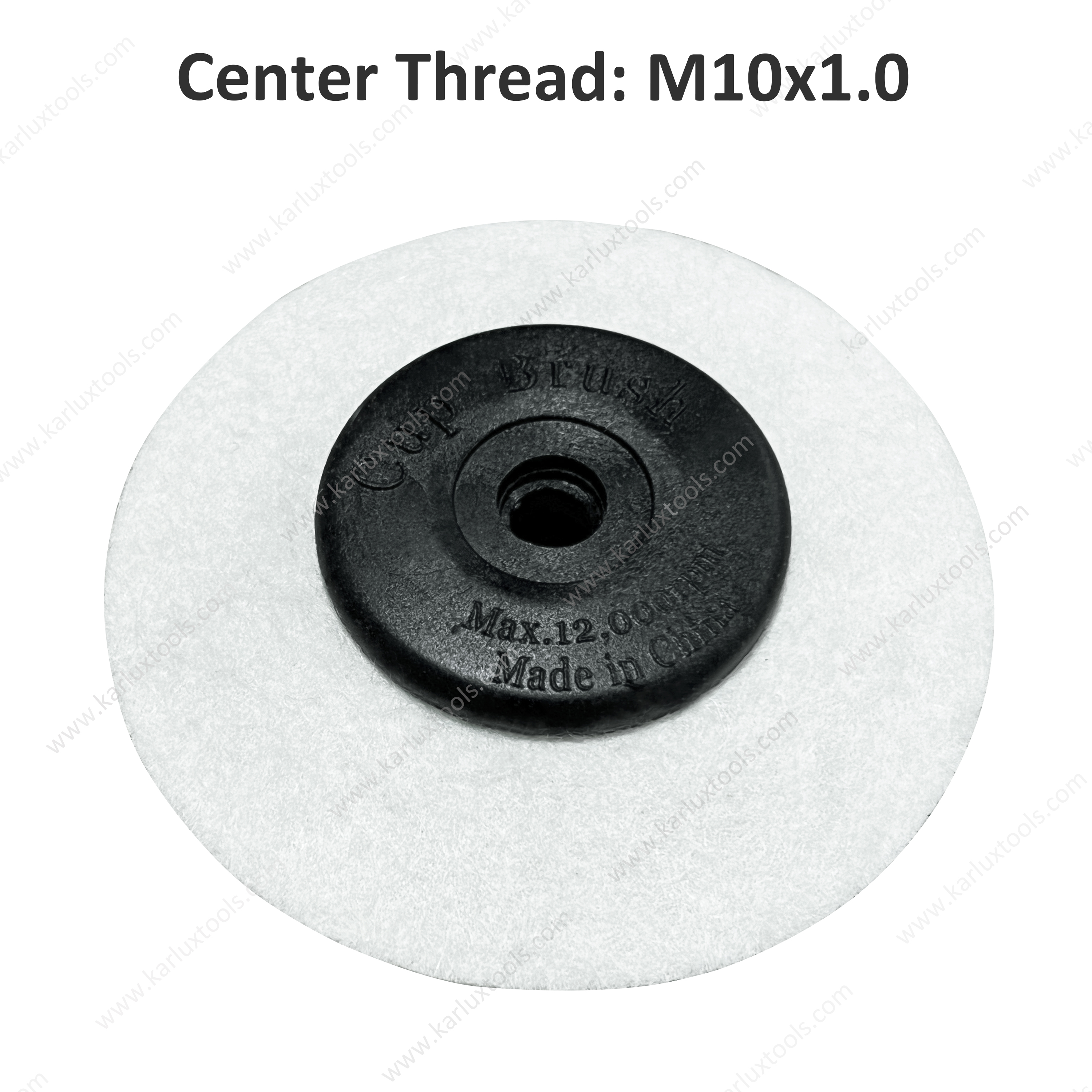 92mm Thickness 10mm Thread M10 Rotary Tool Woollen Polishing Disc 100% Wool Buffing Polishing Wheel