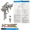W71-P 0.8/1.0mm Nozzle Pressure Feed Air Paint Sprayer Automotive Refinishing Painting Tools Pneumatic Spray Gun air Paint Spray Gun