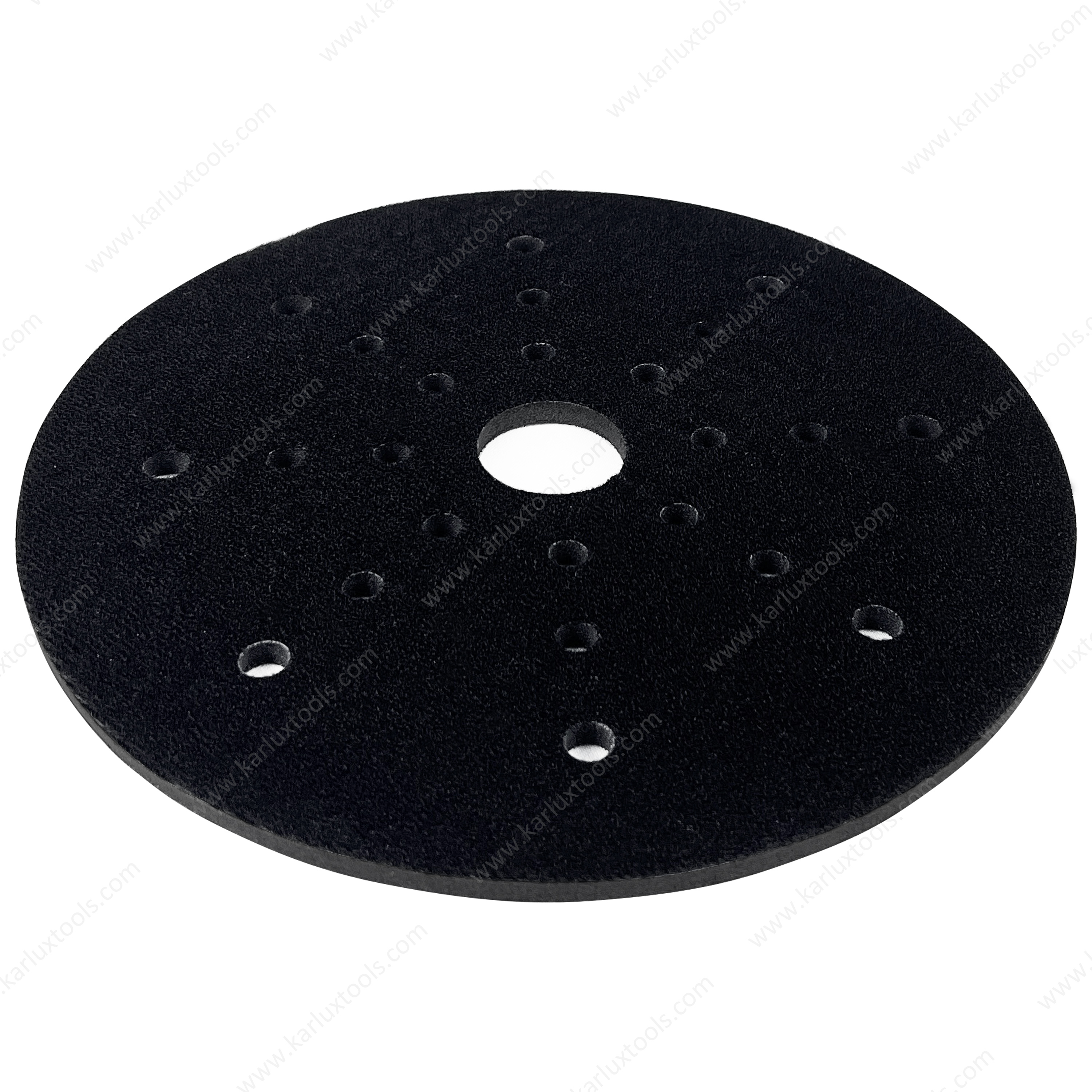 225mm 25Holes Round Hook and Loop Sponge Cushion Buffer Backing Pad Foam Soft Sanding Interface Pad
