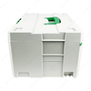 39x29x21cm Plastic Storage Case Systainer Sander Storage Box Toolbox with Vacuum Dust Collector Extractor