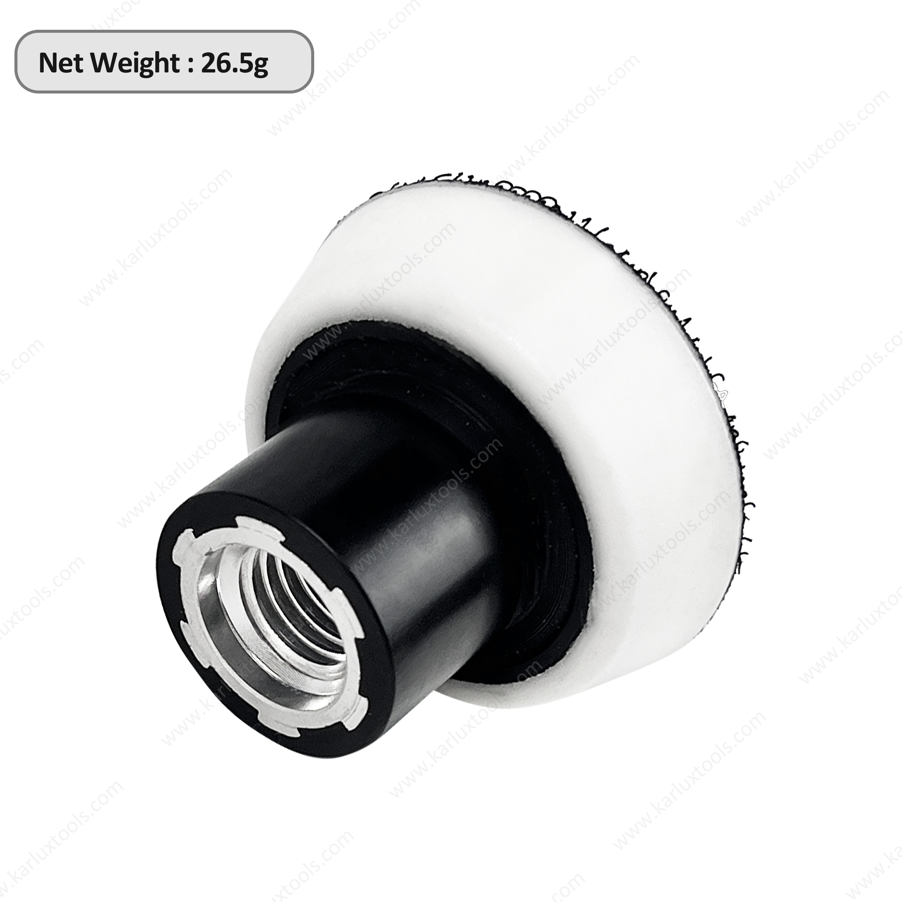 2inch (50mm) Polishing Pad 15mm Medium Soft PU Foam M10/M14/M16/5/8" Thread Hook & Loop & PSA Backing Buffing Pad for Car Polishing & Detailing