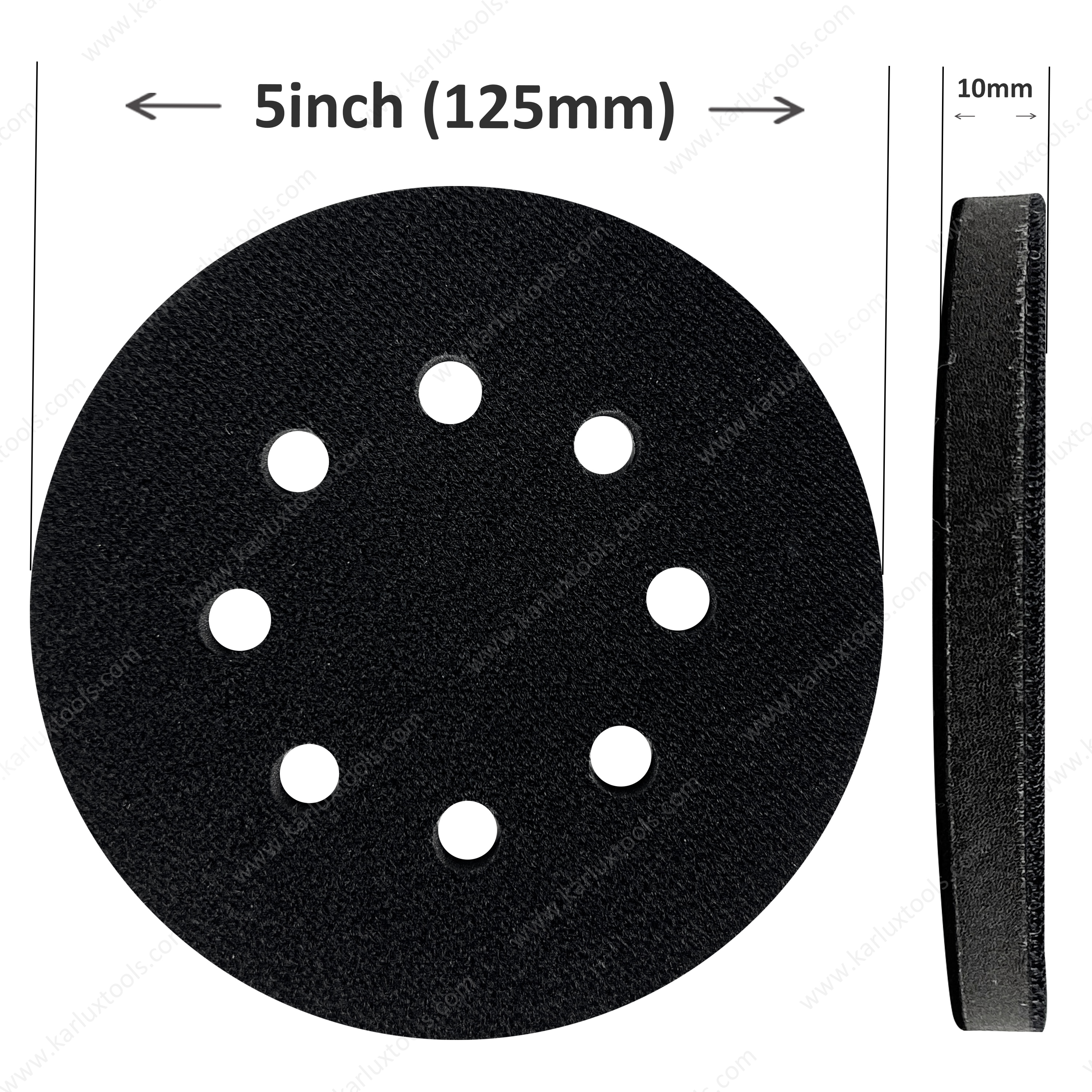 Interface Pad 5inch (125mm) 8 Hole