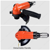 7 Inch 180mm Heavy Duty Pneumatic Angle Grinder 7000RPM Roller Throttle Professional Air Disc Grinding Machine for Industry