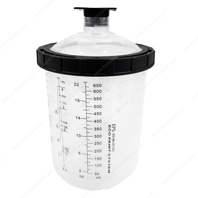 650ml Disposable Air Spray Gun Paint Mixing Cup