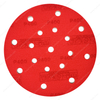 6inch 150mm Red P400 17Holes Grit Thickness 5mm Flexible Polishing Pad Scuff Pad Abrasive Sponge Softback Sanding Sponge