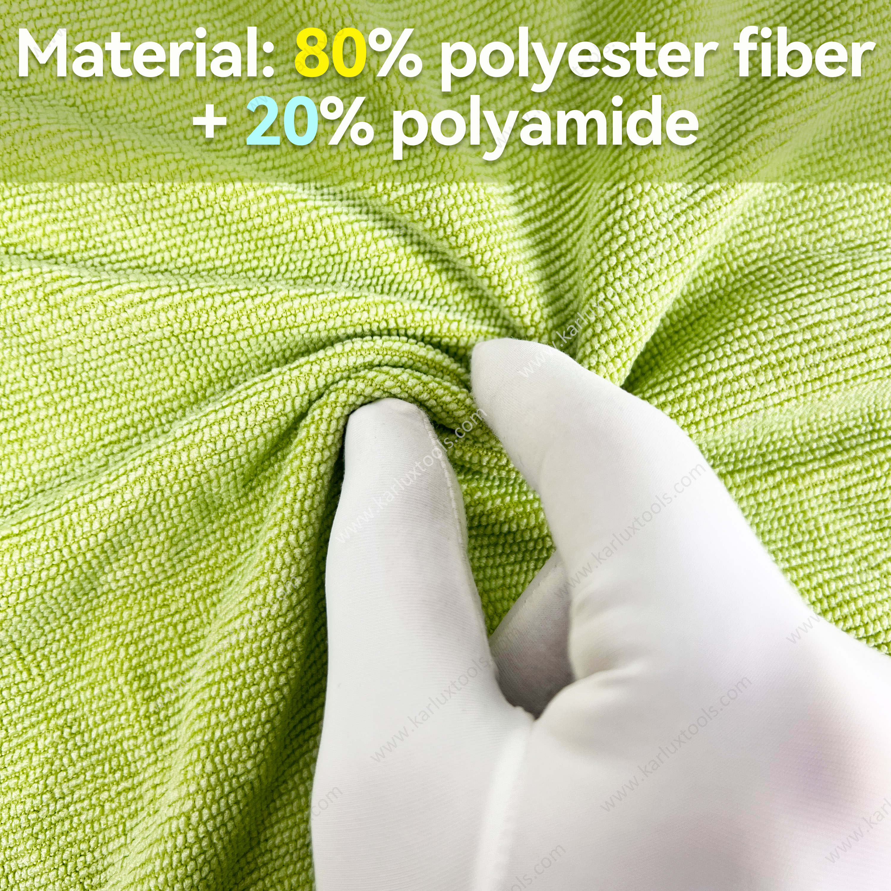 30x30cm 35x35cm 40x40cm 300GSM Microfiber Towel Small Pearl Free Polishing Towels Quick Drying Cleaning Cloth Car Wash Towels