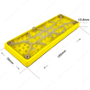 70x198mm 13.8mm Rectangular Sanding Pad Multiple Hole Backing Pad Hook and Loop Backup Pad