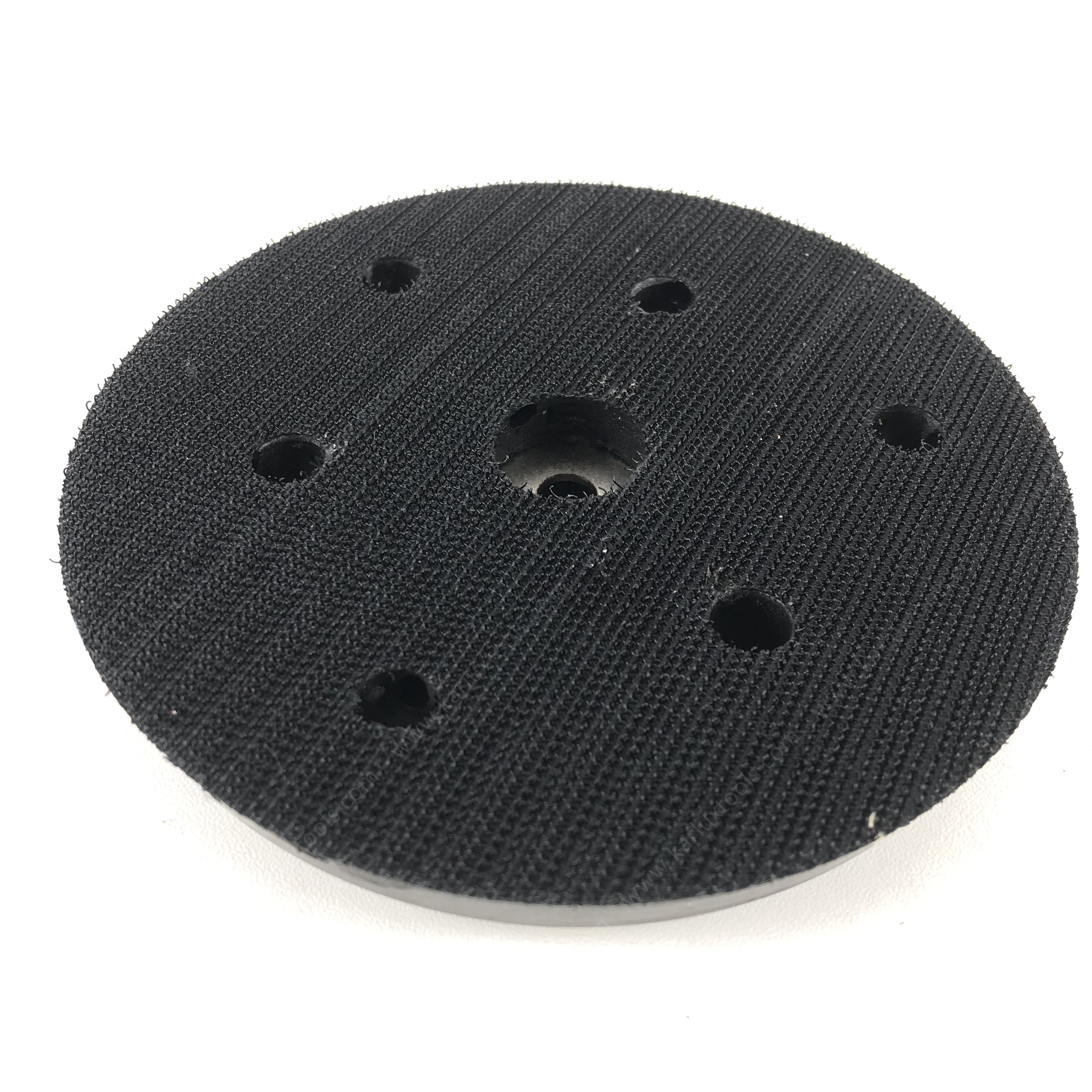 125mm Sander Backup Pad M8 5/16'' Screw Hook and Loop Backing Pad With 6 Radial Holes 5inch 6 Hole Back Up Pad