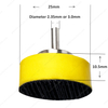 1Inch 25mm Shank DIA 2.35mm or 3.0mm Mini Detail Sander Pad PSA/Hook and Loop Sanding Pad Rotary Backing Pad for Sanding Discs