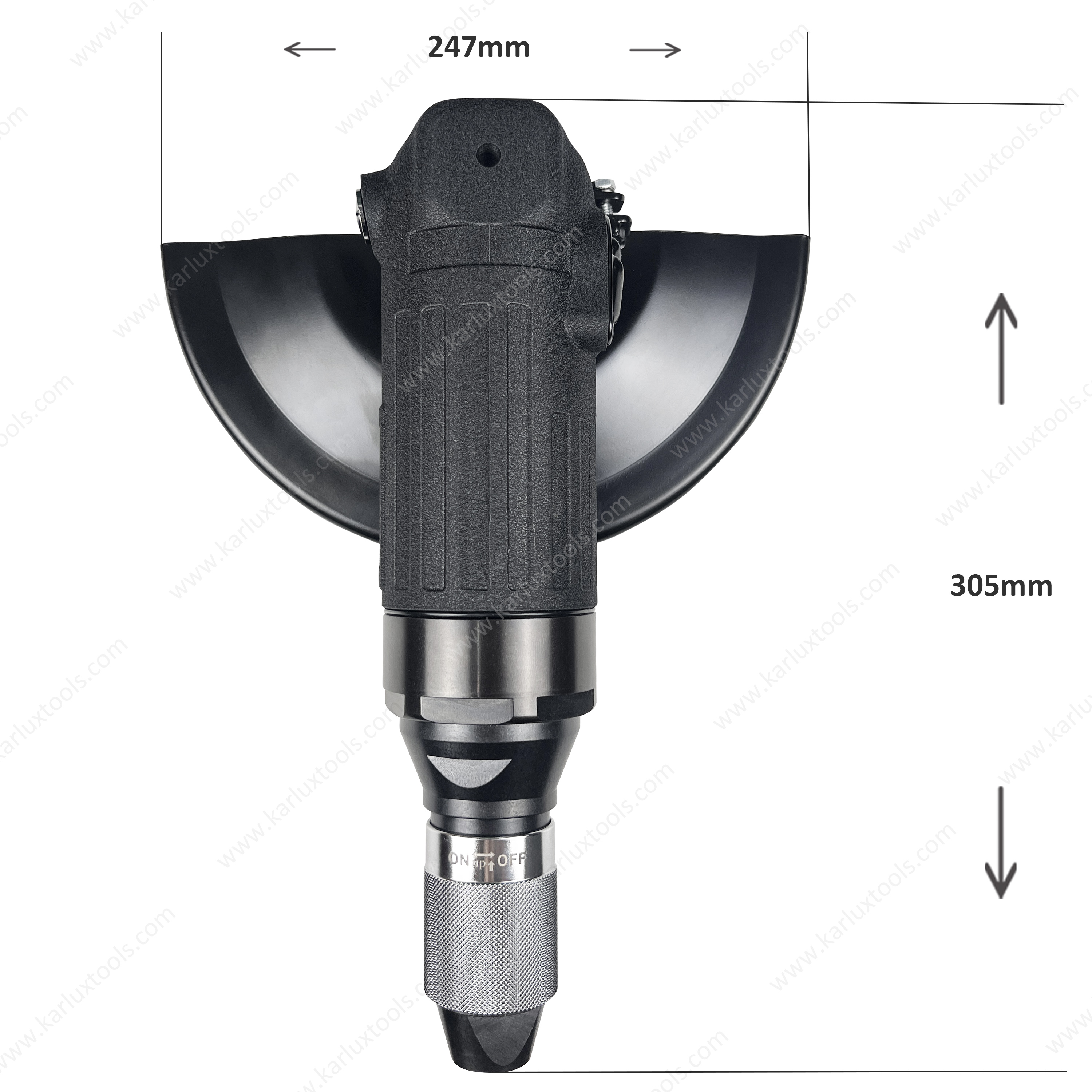 5900rmp 9inch Heavy Duty Pneumatic Disc Grinder Air Angle Grinder Industrial Grinding Machine