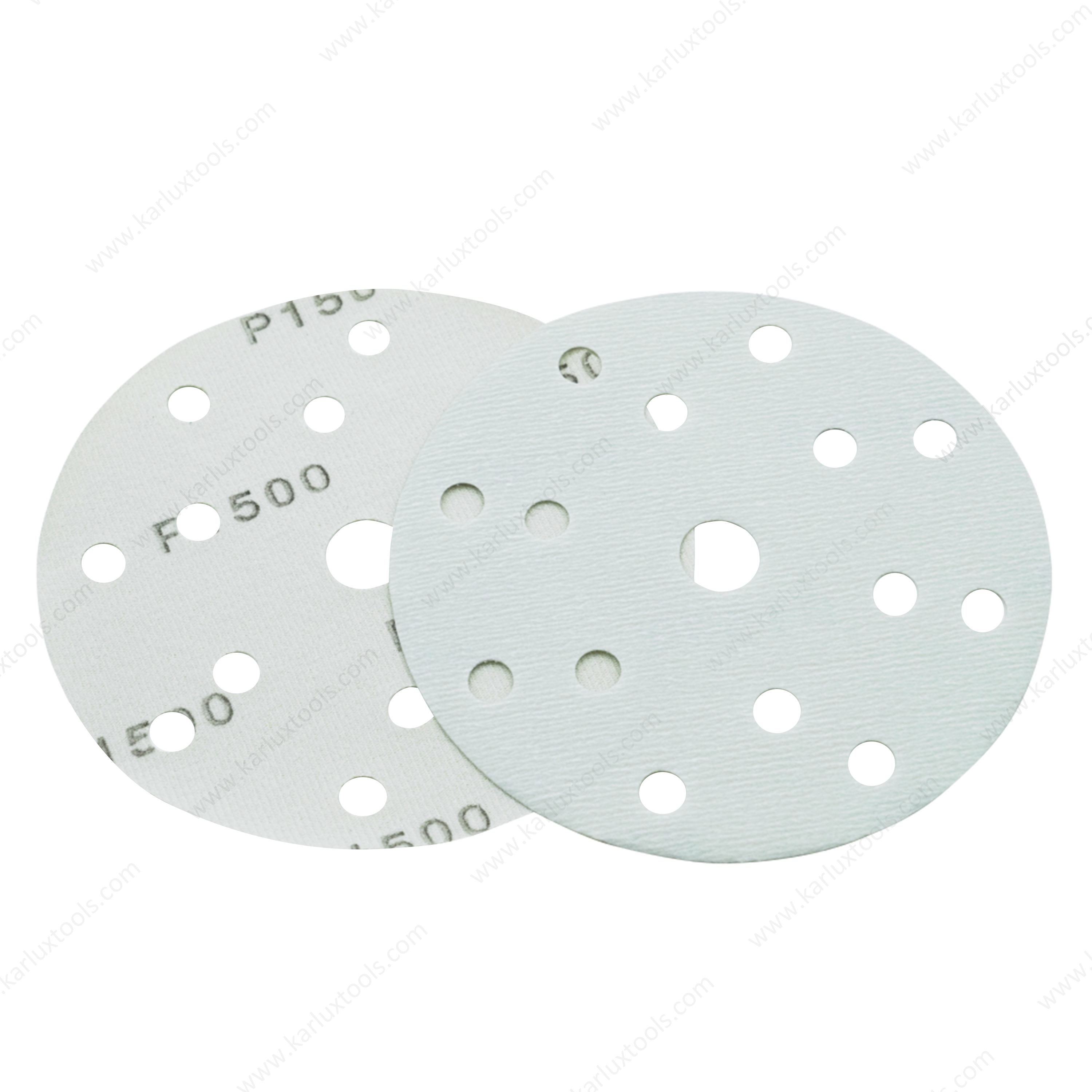 3inch 75mm Multihole Grit P320-3000 Open Coat Sanding Paper Soft TPU Film Sandpaper Disc for High-precision Grinding