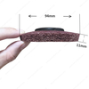 94mm Red Medium Nylon Fiber Polishing Wheel Grinder Sanding Disc Scouring Pad Buffing Sanding Wheel for Angle Grinder