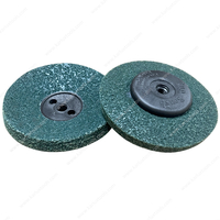 94mm Green Fine Nylon Fiber Polishing Wheel Grinder Sanding Disc Scouring Pad Buffing Sanding Wheel for Angle Grinder