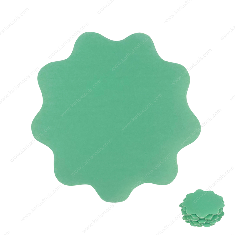 38mm Grit P80-3000 Quincunx Green Wave Sanding Disks Film Sanding Paper Sandpaper for Sander