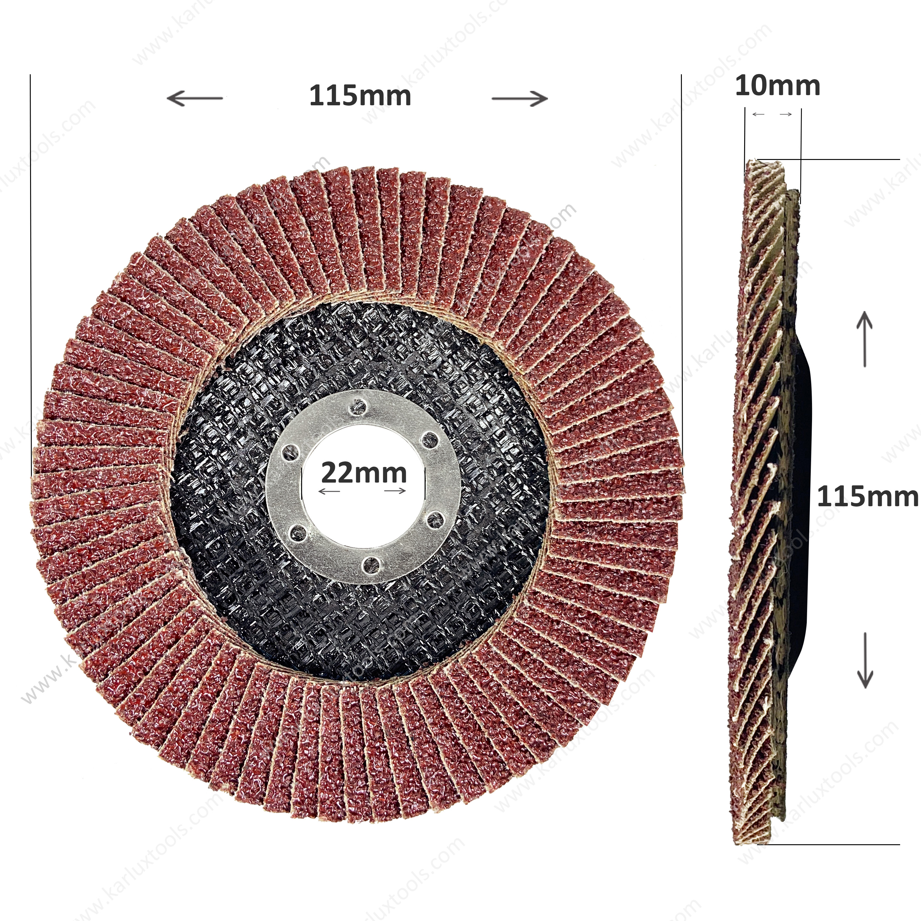 4.5Inch 115X22Mm Grinder Sanding Disc Wheel Flap Disk Abrasive Flap Discs