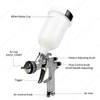 HVLP LVMP 0.8/1.0/1.2mm High Grade Stainless Steel Nozzle Automotive Pneumatic Paint Sprayer Air Spray Gun