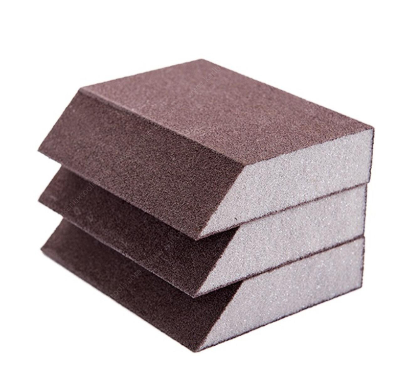 SP100557025-1 Aluminium Oxide Sanding Sponge 100 (L) x 55 (W1) x 70 (W2) x 25 (H) P36-600