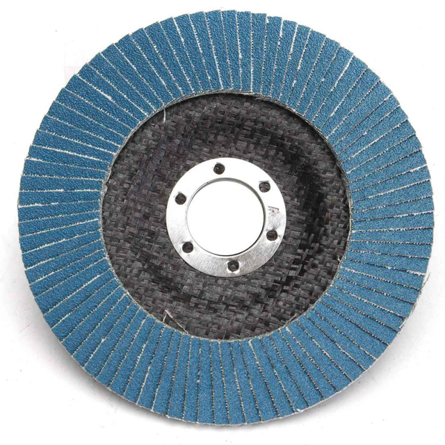  Premium zirconium oxide grain with X weight 100% cotton cloth 100*15/100 * 16/115 * 22/125 * 22mm P36-120 Blue Abrasive Flap Disc