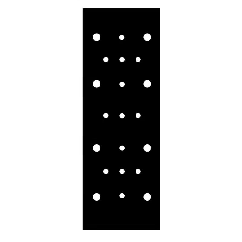 Vacuum Sanding Block 70x200mm with 21 Holes