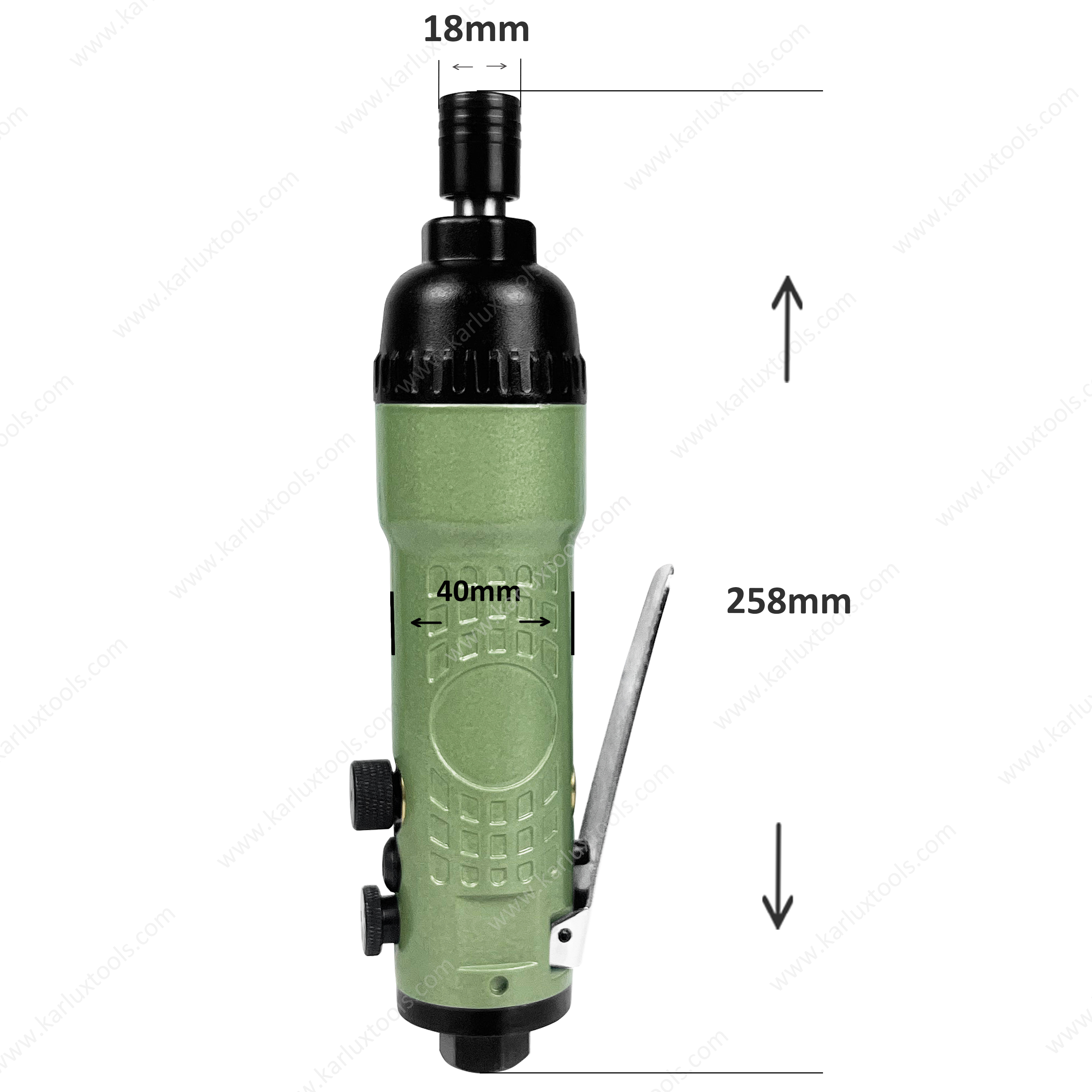 8000rpm Torque Range 45-200NM Assembly Industry Lever Type Pneumatic Auto Straight Air Screwdriver