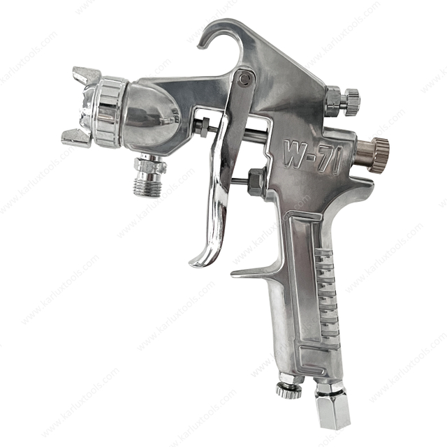 W71-P 0.8/1.0mm Nozzle Pressure Feed Air Paint Sprayer Automotive Refinishing Painting Tools Pneumatic Spray Gun air Paint Spray Gun