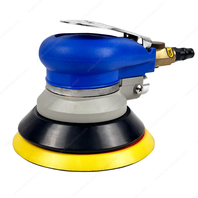5Inch 10000RPM 5mm Orbit Non-Vacuum Pneumatic Sanding Polisher Air Random Orbital Sander for Automotive Wood Metal Finishing