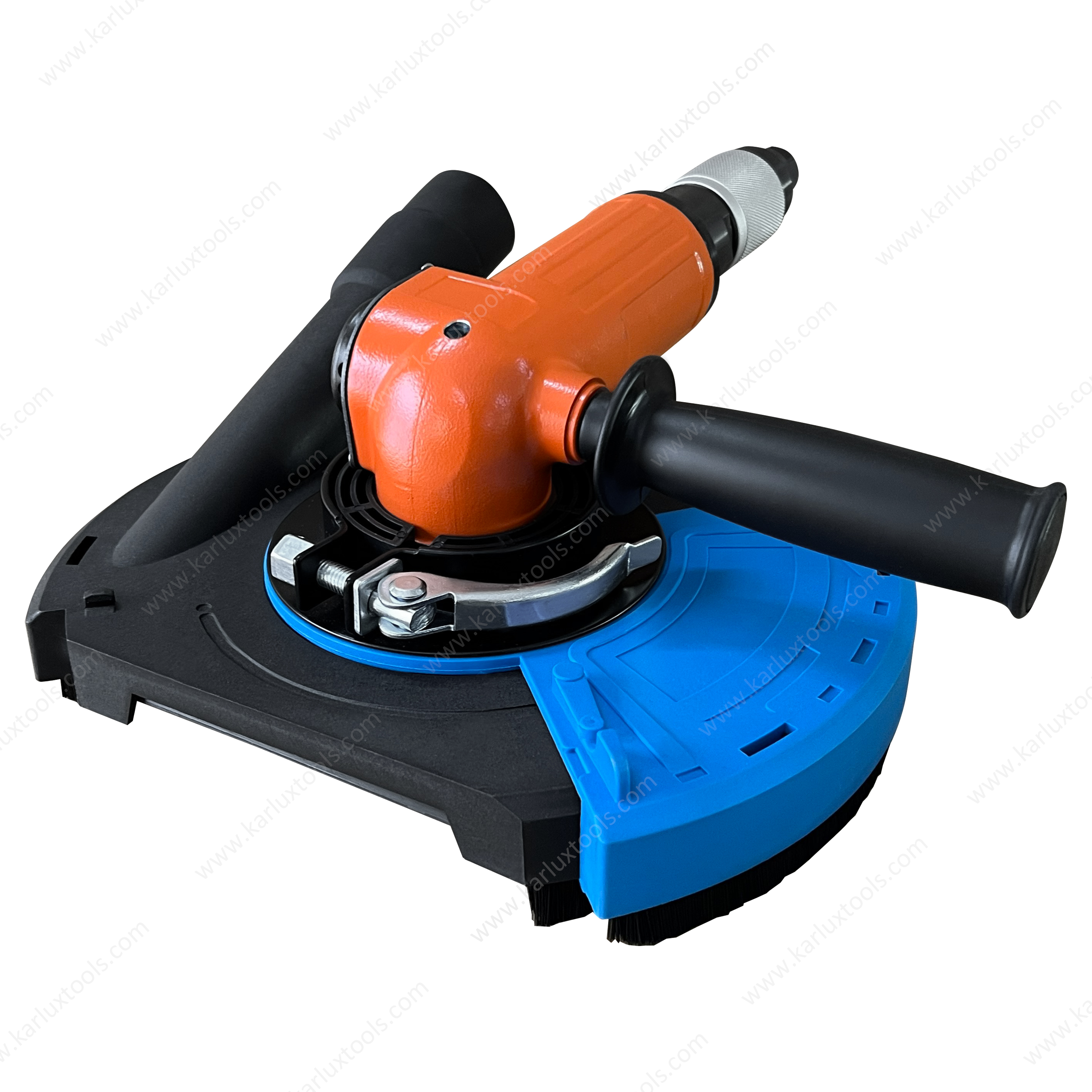 13,500RPM 7inch Central Vacuum Surface Grinding Tool Dust Cover Dust Shroud Household Right Angle Pneumatic Disc Grinder Air Angle Grinder