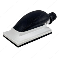 70x125mm Hand Sanding Block with Vacuum Hook & Loop Backing ABS Body Dust-Free Sanding Tool for Automotive Paint Prep