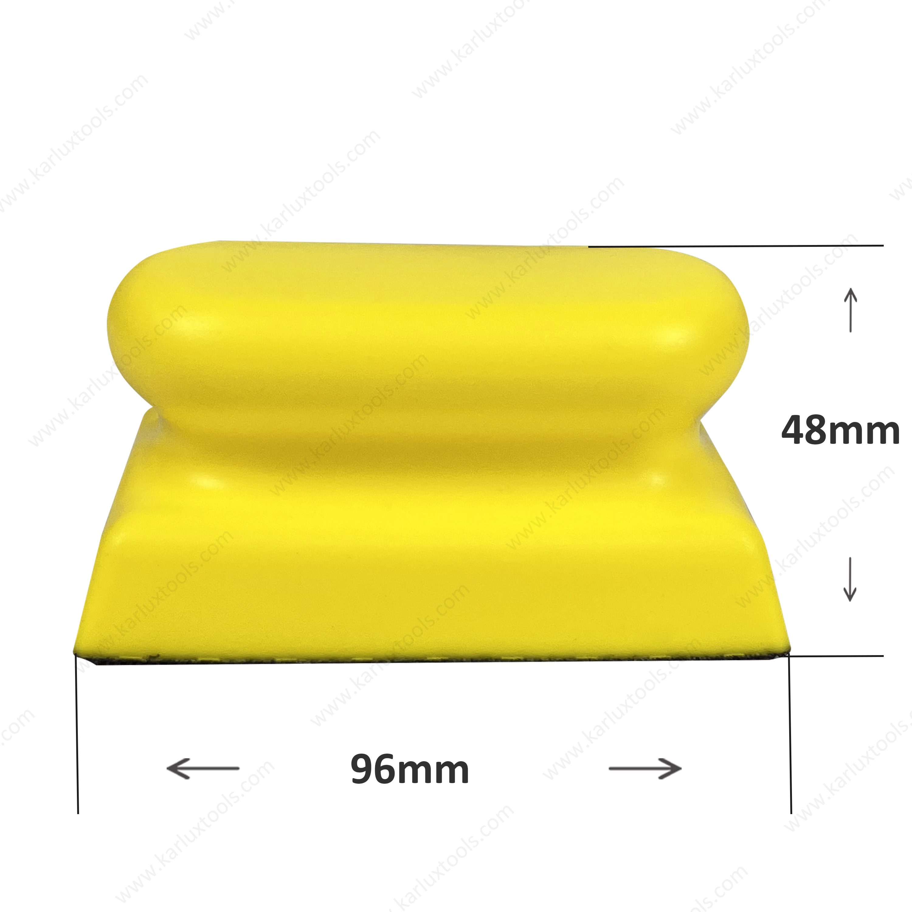 Meidum Manual Sanding Block 65x96mm Velcro or PSA