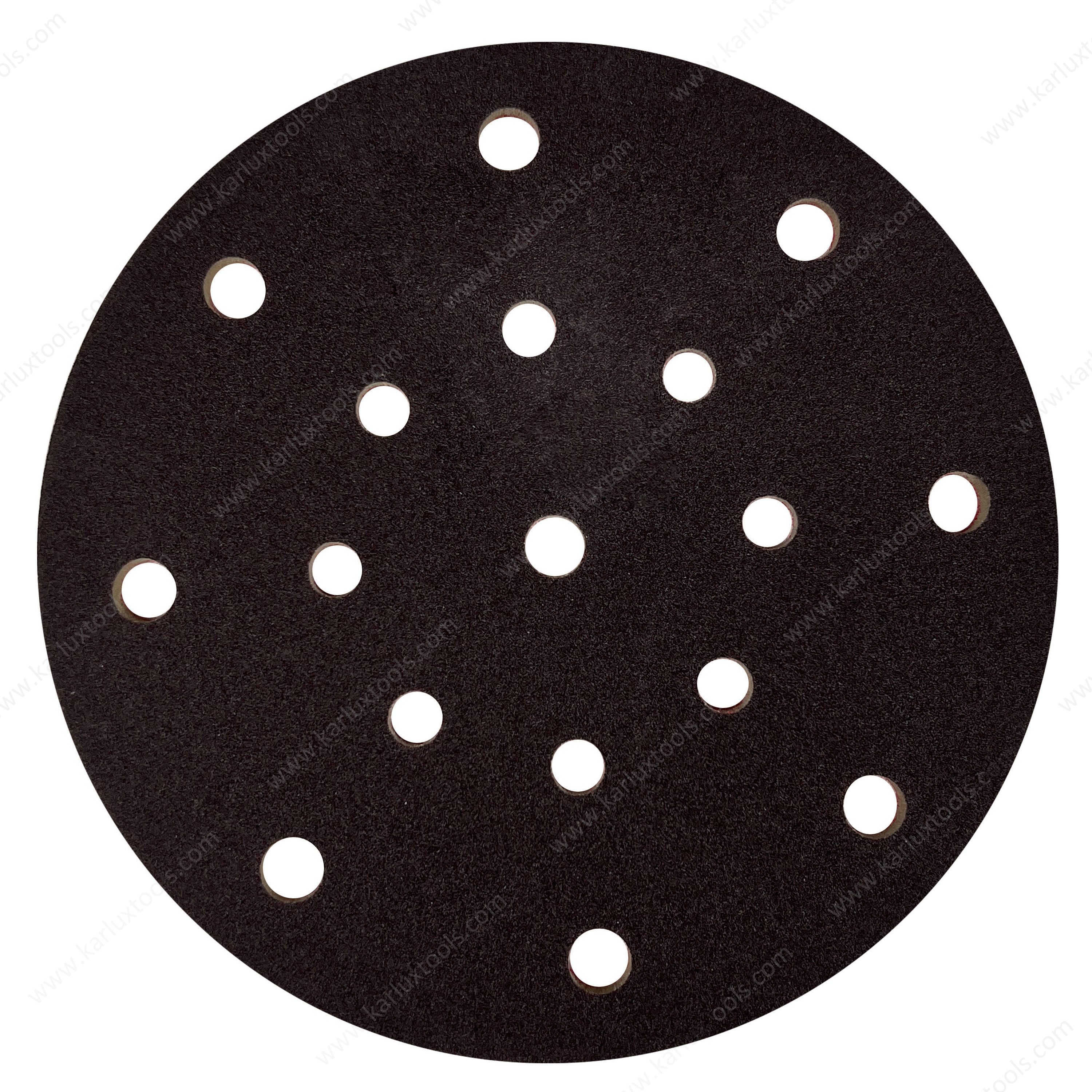 6inch 150mm Red P400 17Holes Grit Thickness 5mm Flexible Polishing Pad Scuff Pad Abrasive Sponge Softback Sanding Sponge