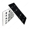 80x130mm 12+4 Holes Short-Hook Velcro Backing Pad Back up Pad Sanding Plate Rectangle Sanding Pad Assembly by Screws