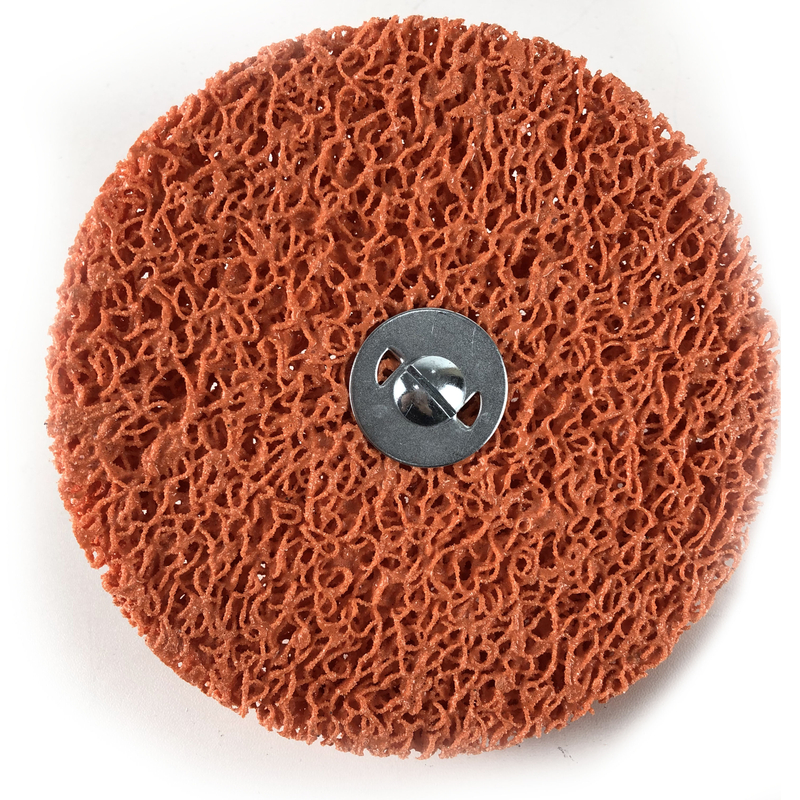 6inch 150mm Orange Ceramic Grinding Disc Strip It Disc With Shaft 6mm