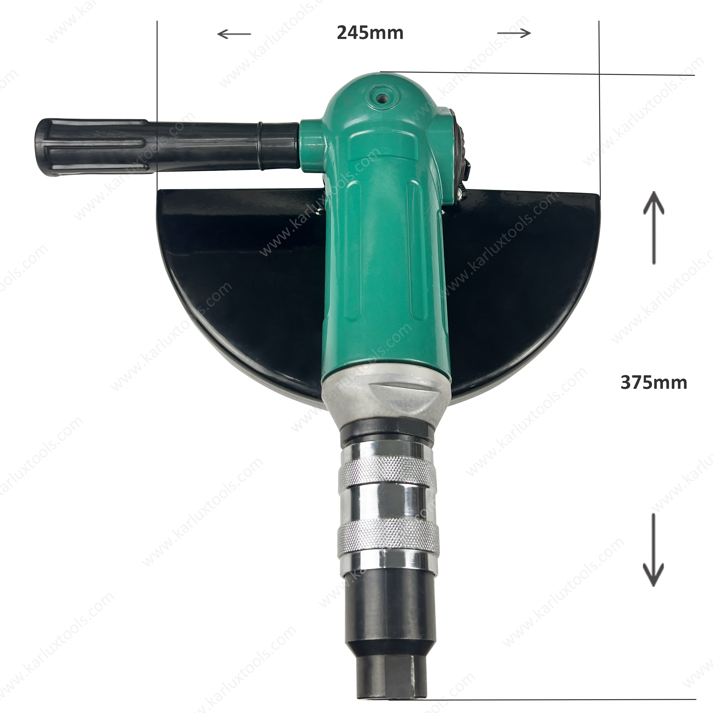 4000rmp 9inch Heavy Duty Pneumatic Disc Grinder Air Angle Grinder Industrial Grinding Machine