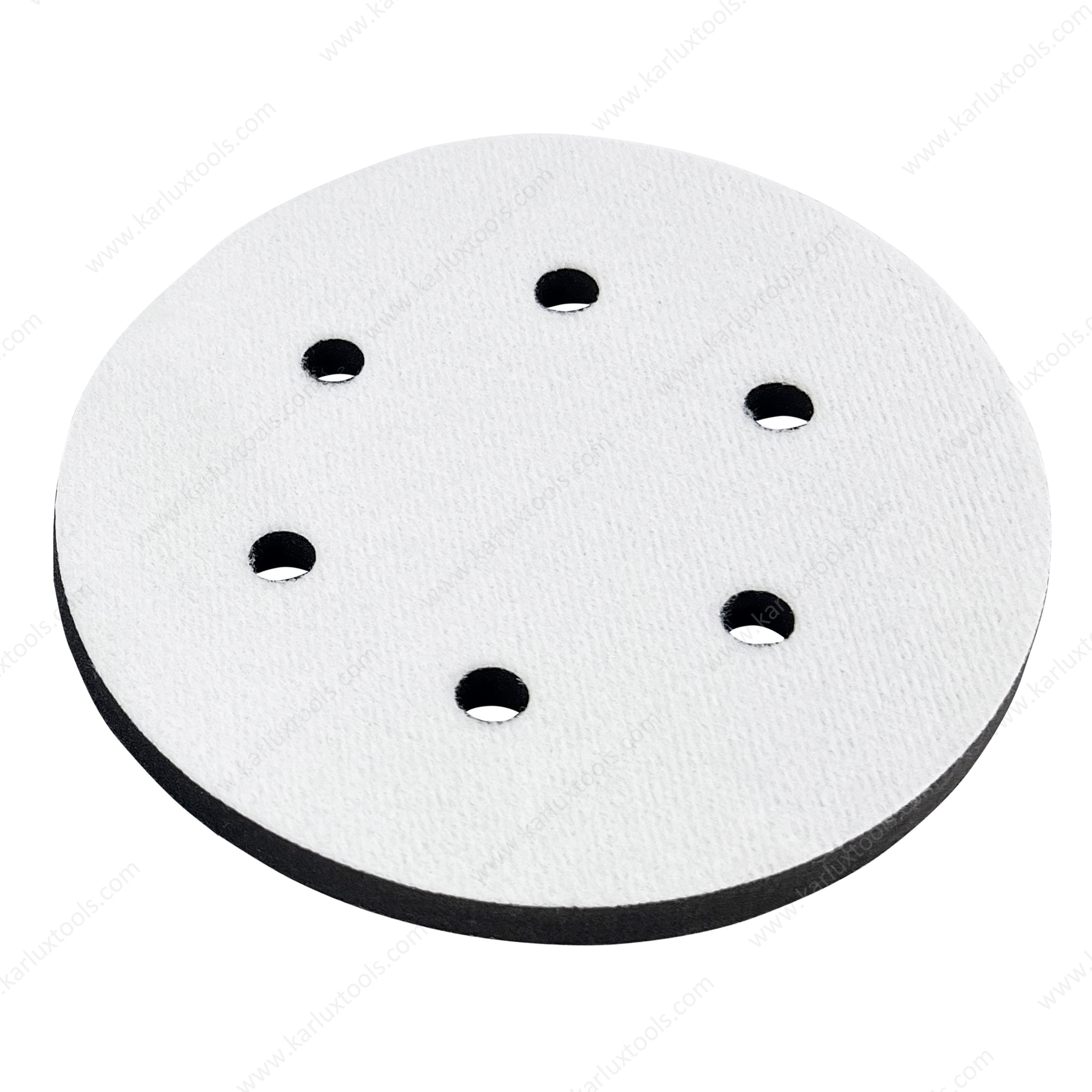 6inch 150mm 6Holes Round Hook and Loop Sponge Cushion Soft Foam Sanding Interface Pad for Backing Pad