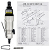 9000Rpm 8H Wind Batch Straight Shank Screwdriver Industrial Air Batch Assembly Tool Pneumatic Air Screwdriver