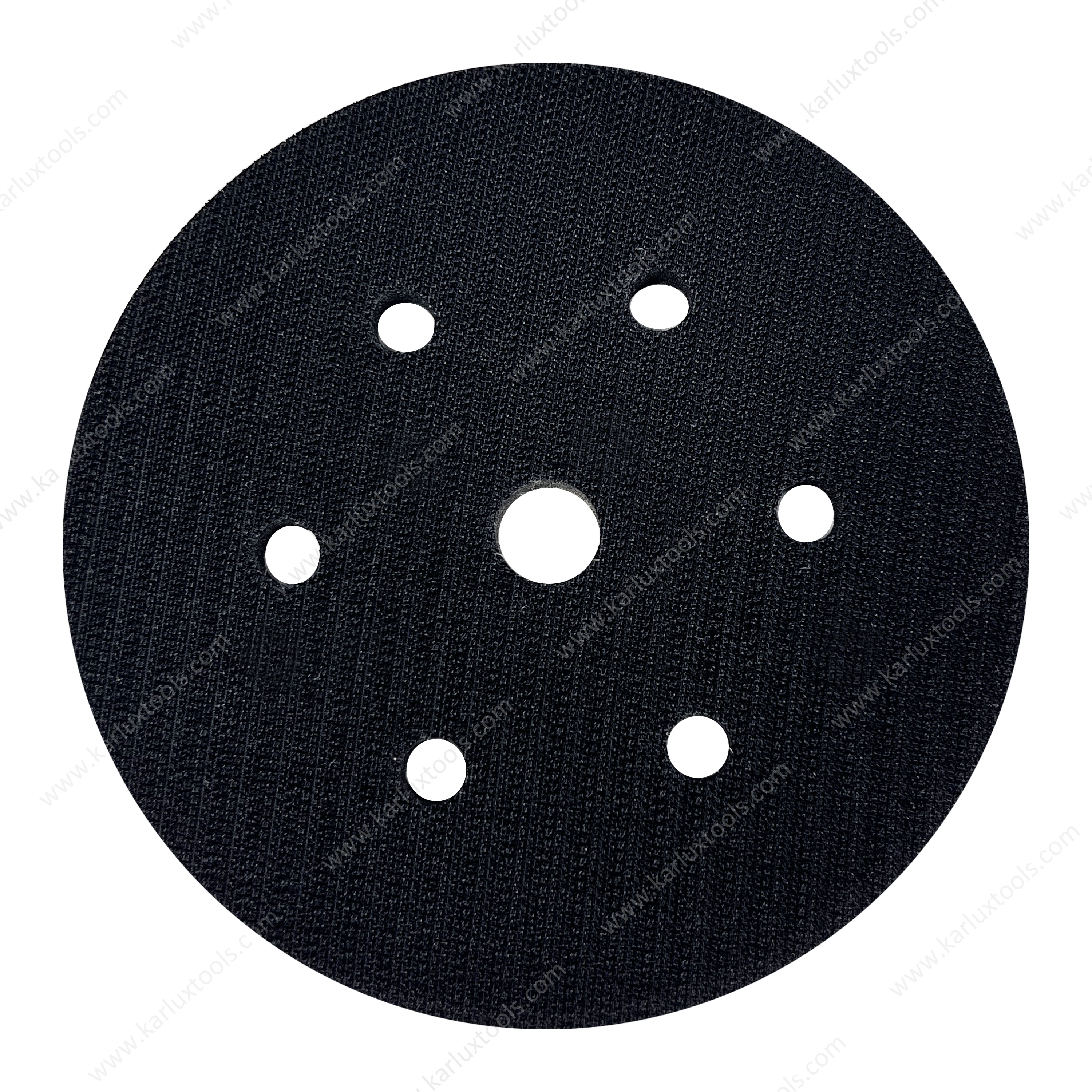 6inch 150mm 7 Holes Round Hook and Loop Sponge Cushion Soft Foam Sanding Interface Pad for Sanding Pad