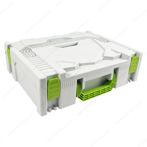 40x30x12cm Waterproof Dustproof Stackable Storage Box System Plastic Modular Tool Boxes Systainer Case with Handles