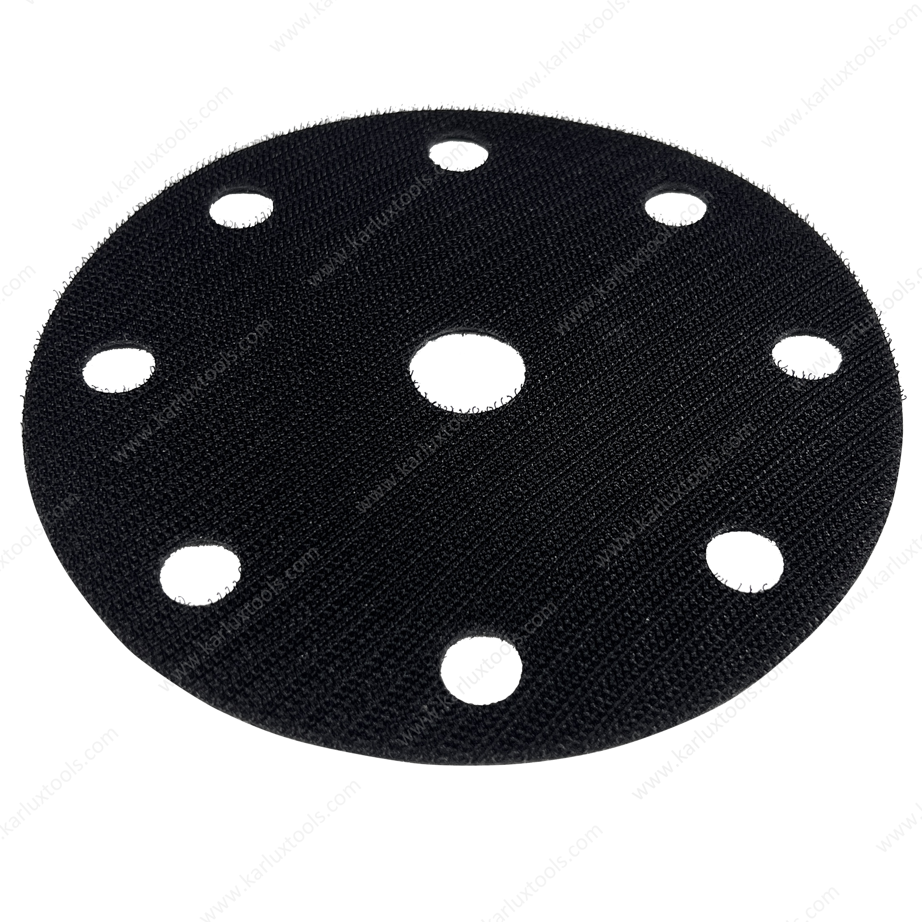 6inch 150mm 9Holes Round Hook and Loop Protector Pad Soft Velcro Pad Saver for Sanding Pad