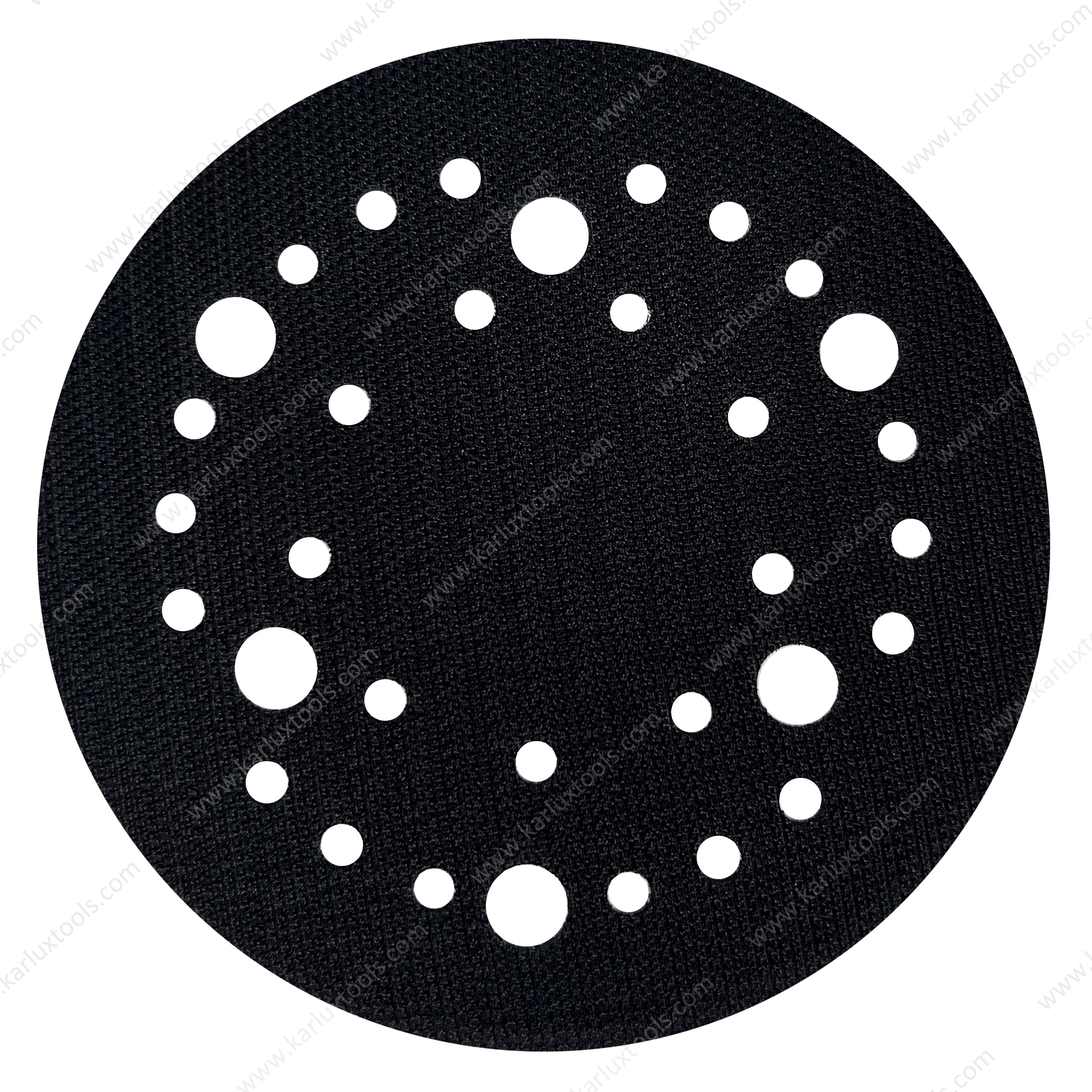 Pad Saver Disc 5inch (125mm) 33 Holes Round Hook and Loop Protector Pad Soft Velcro Pad Saver for Sanding Pad