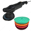 6inch Hexagon Bevel Edge Foam Polishing Pad Car Foam Buffing Polishing Sponge Pad Compound Polishing Wax for DA RO Car Polisher
