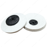 92mm Thickness 10mm Thread M10 Rotary Tool Woollen Polishing Disc 100% Wool Buffing Polishing Wheel