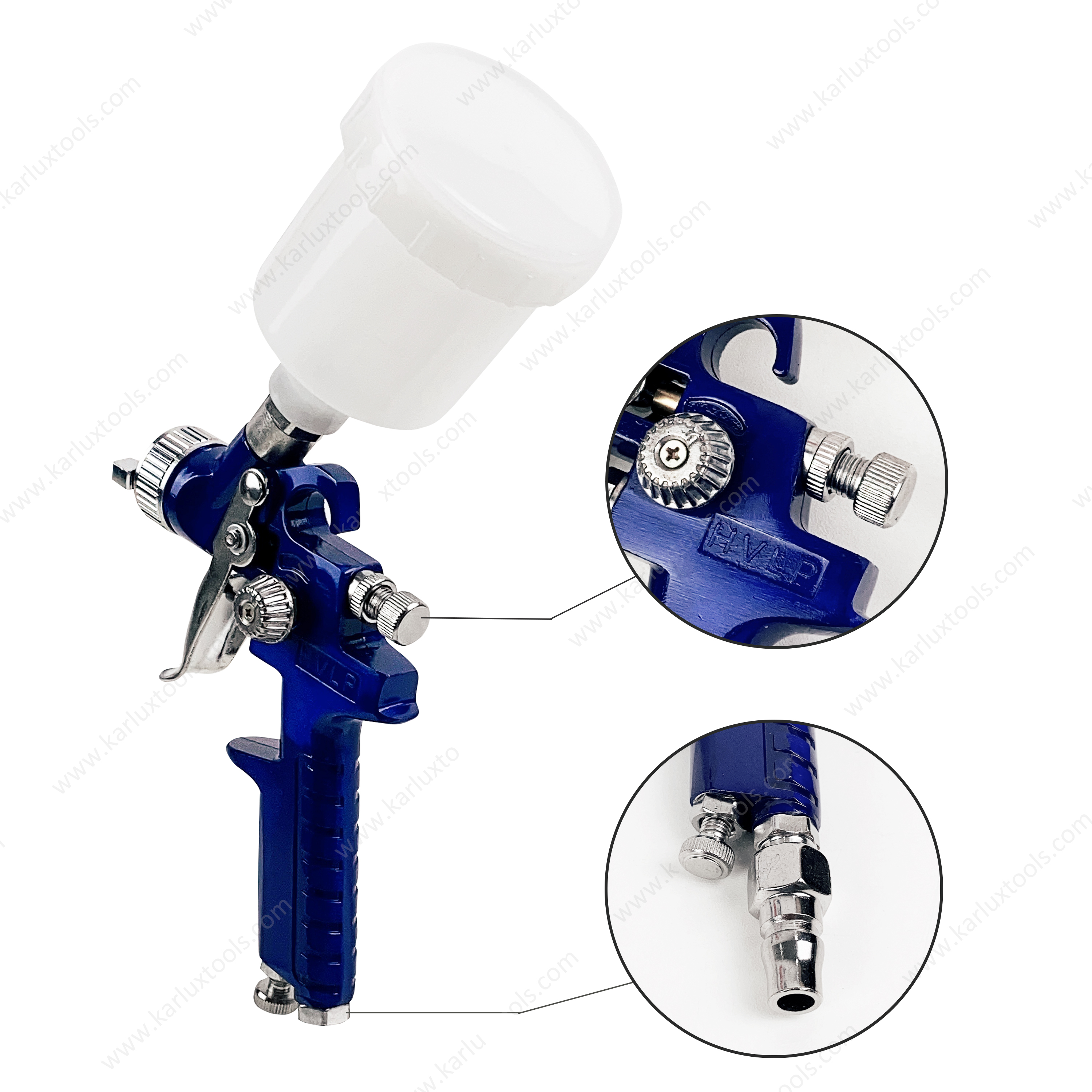 Air Gravity Spray Gun HVLP Nozzle 0.8/1.0